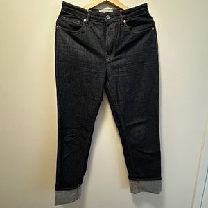 Everlane size 28 straight indigo dark blue jeans